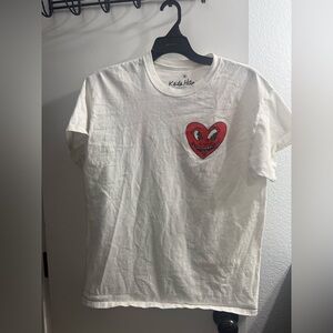 Keith Haring Red Heart Graphic Tee – M